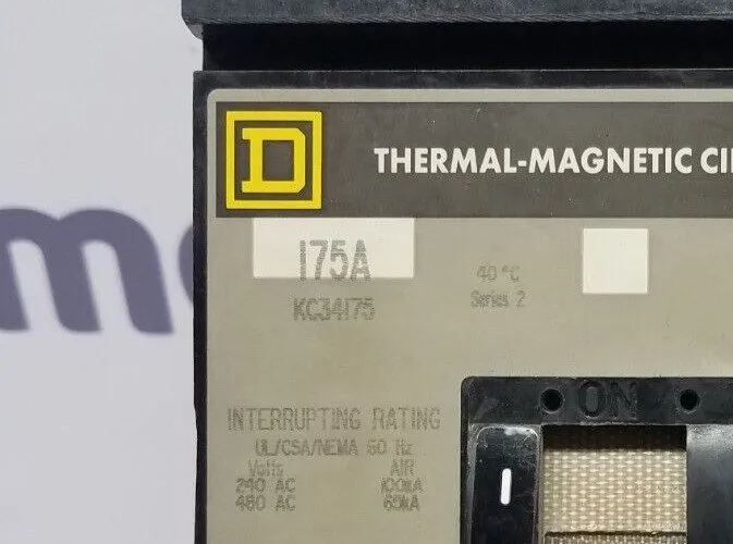 Автоматический выключатель SQUARE D KC34175 175A 480V 3POLE ILINE Circuit Breake