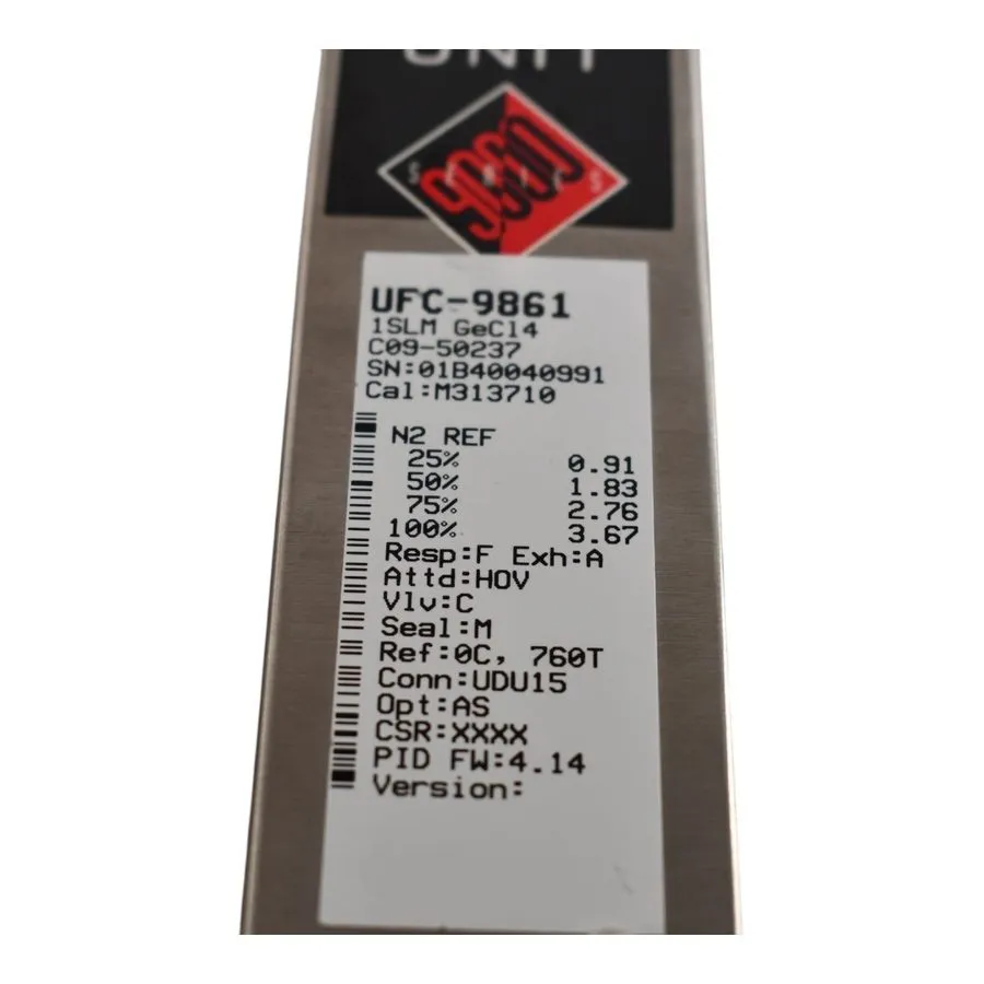 Контроллер Celerity UFC-9861 Mass Flow Controller 1SLM C09-50237