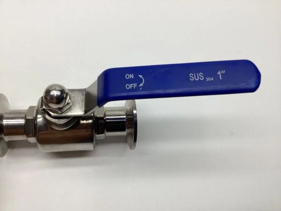 Клапан Glacier Tanks Stainless Steel Sanitary Ball Valve 1 inch Ball-100 SS304 — фото лота 2