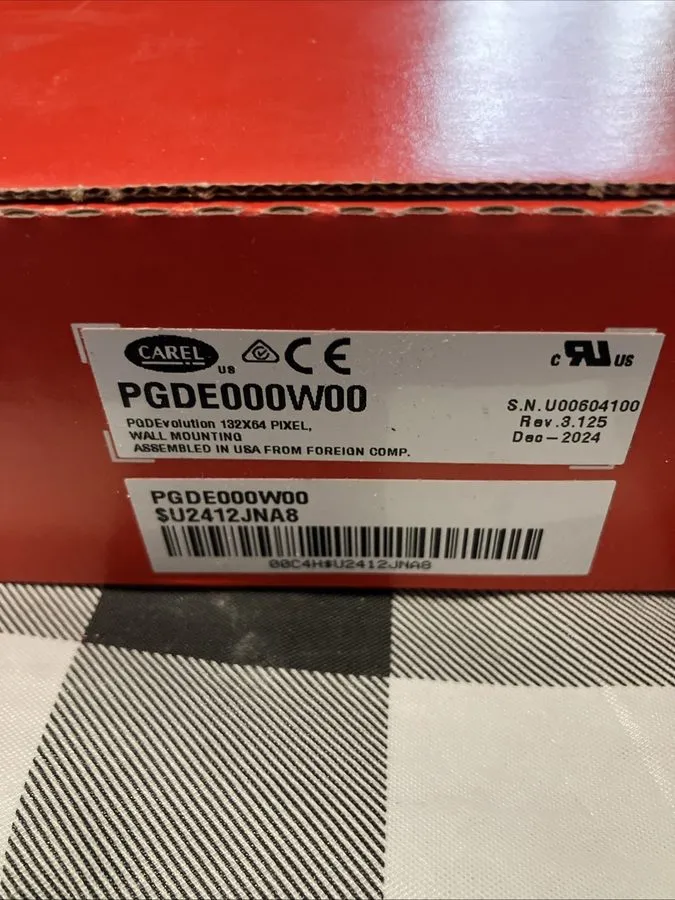Панель оператора Carel PGDE000W00 Display Board — фото лота 1