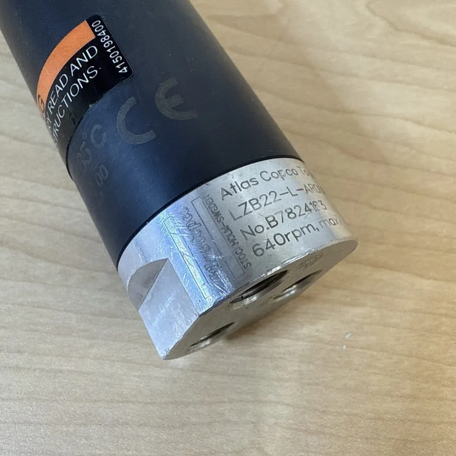 Шпиндель Atlas Copco Tools LZB22-L-AR006-11 Air Vane Pneumatic Spindle Motor — фото лота 2