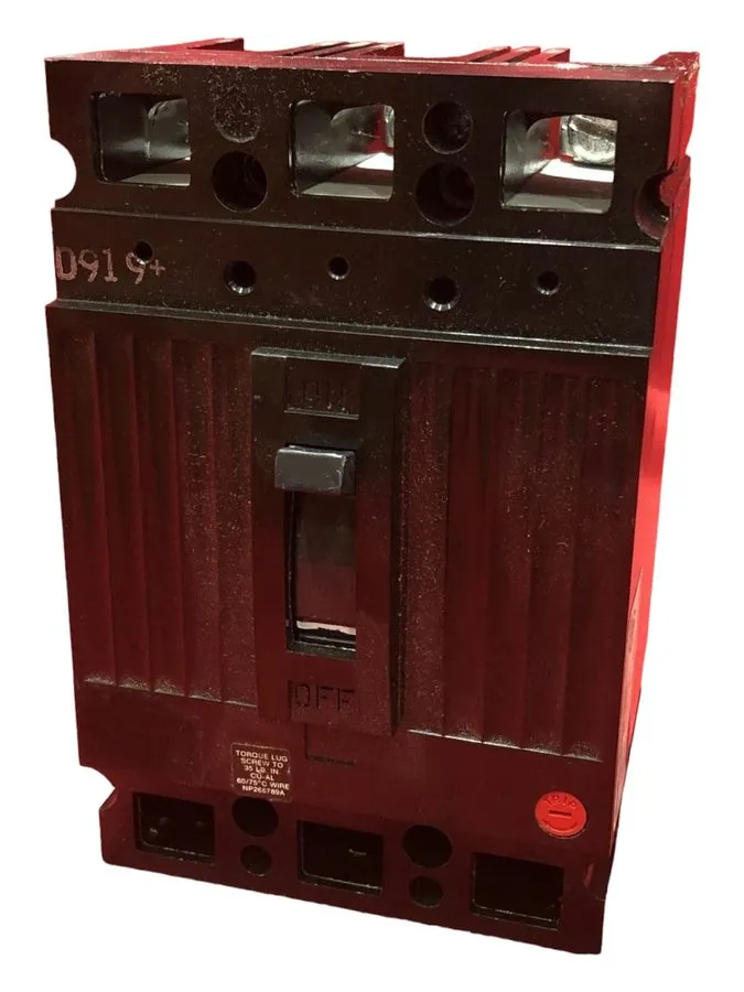 Автоматический выключатель THED134125 General Electric 125A 480V 3 Pole Molded C — фото лота 1