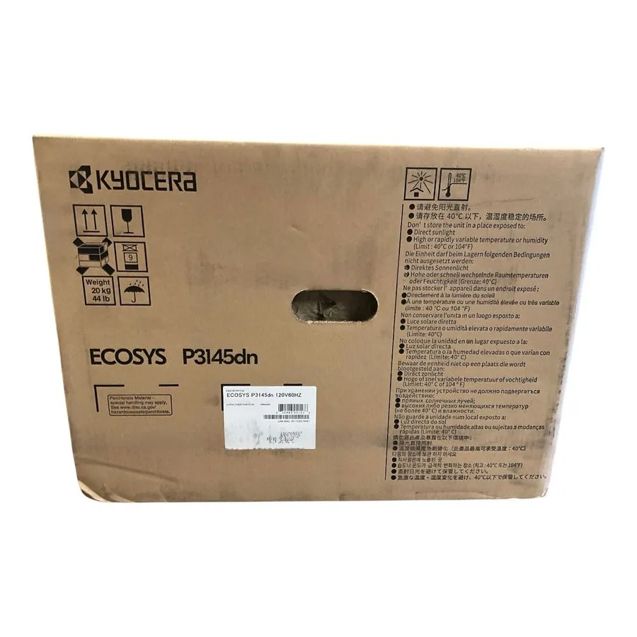 Принтер Kyocera ECOSYS P3145dn Monochrome Laser Network Duplex Printer 47 PPM