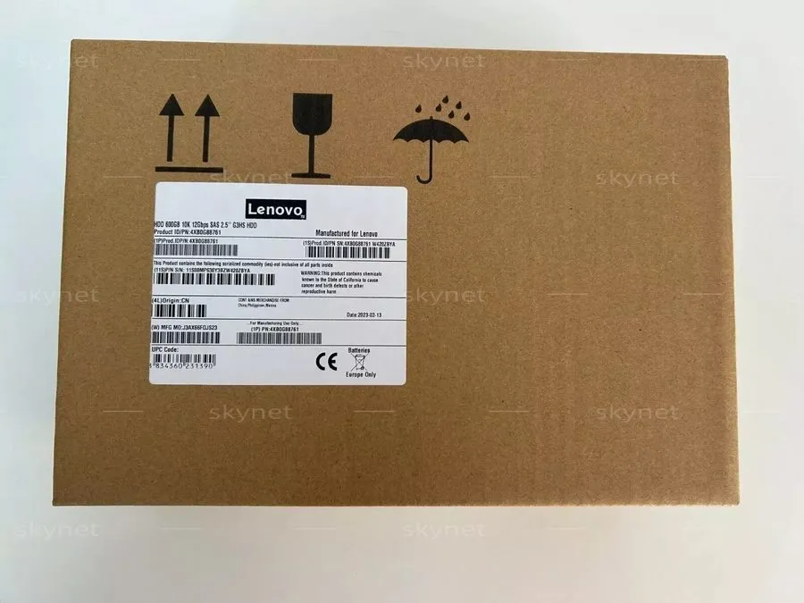 Сервер Lenovo 00LA880 4XB0G88761 600GB ThinkServer 10K SAS 3.5'' LFF HDD Hard Dr