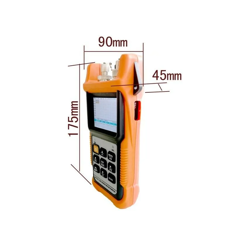 Тестер CY190Pro OTDR Optical Time Domain Reflectometer Red Light Source 1310nm & — фото лота 2