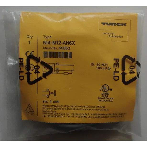 Датчик приближения TURCK Proximity switch sensor NI4-M12-AN6X