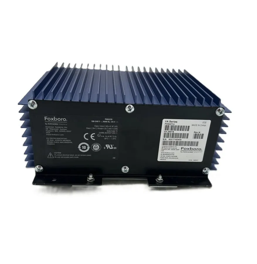 Блок питания Foxboro FPS400-24 P0922YU I/a Series Din Rail Mounted Power Supply  — фото лота 1