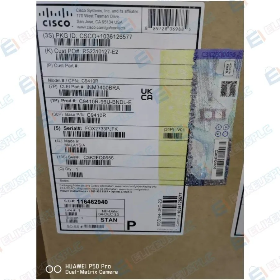 Коммутатор Cisco C9410R-96U-BNDL-E Switch