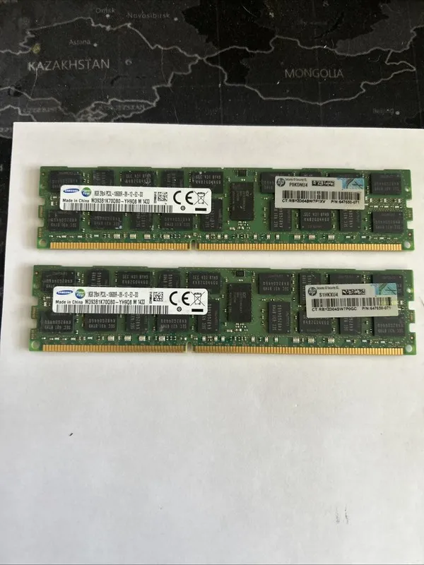 Модуль памяти Samsung 8GB 2RX4 PC3L-10600R-09-12-E2-D3 ECC REG Server RAM M393B1