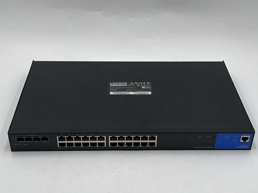 Коммутатор Linksys LGS328MPC 24-Port Managed Gigabit PoE+ Switch with 4 10G SFP+