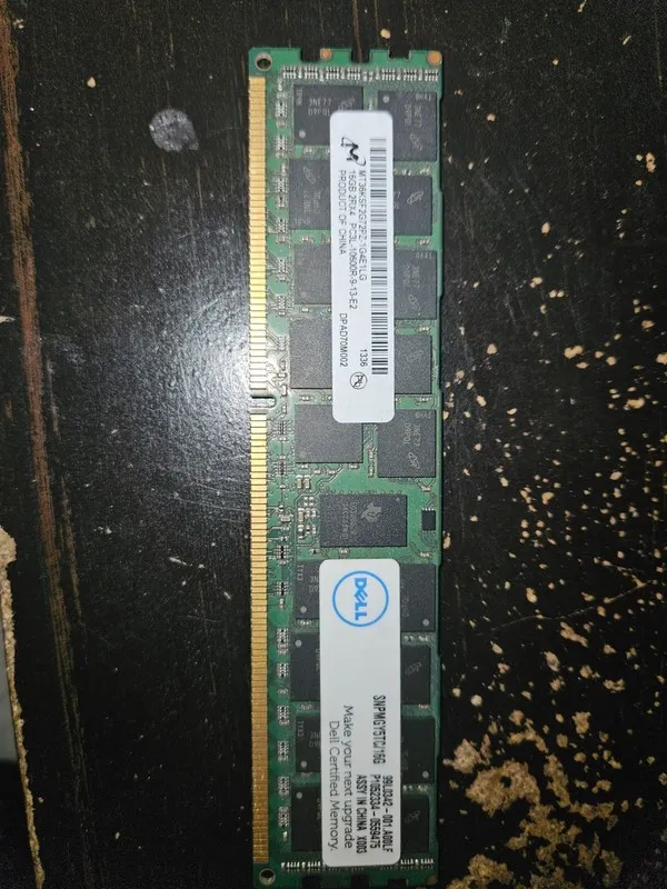 Модуль памяти MICRON MT36KSF2G72PZ 16GB 2RX4 PC3L-10600R-9-13-E2 Server RAM