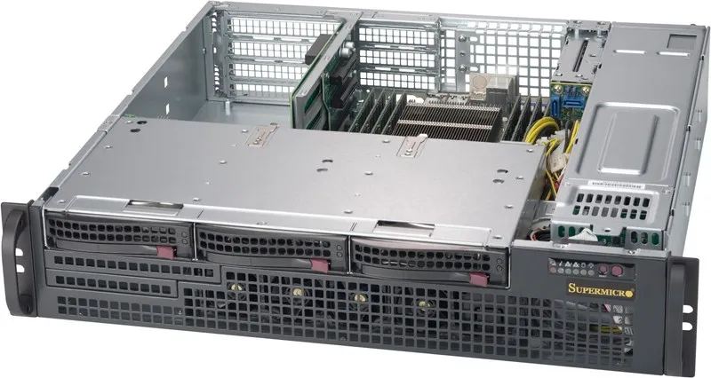 Корпус сервера SuperMicro CSE-825MBTQC-R802WB 2U COMPACT SAS3 Chassis with Redun — фото лота 1