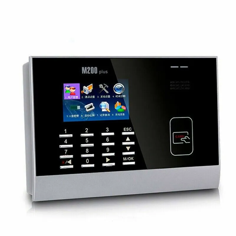 Оборудование видеонаблюдения ZKTeco M200Plus Miface Time Attendance TCP/IP Biome — фото лота 2