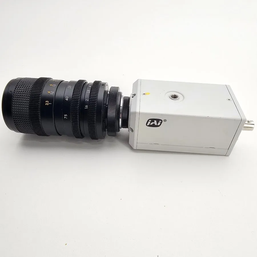 Объектив JAI CV-S3200 Industrial Camera w/ 12.5-75mm TV Zoom Lens Machine Vision — фото лота 1