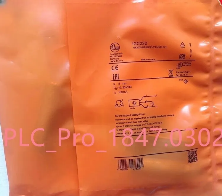 Датчик приближения IGC232 IFM Proximity Switch Sensor