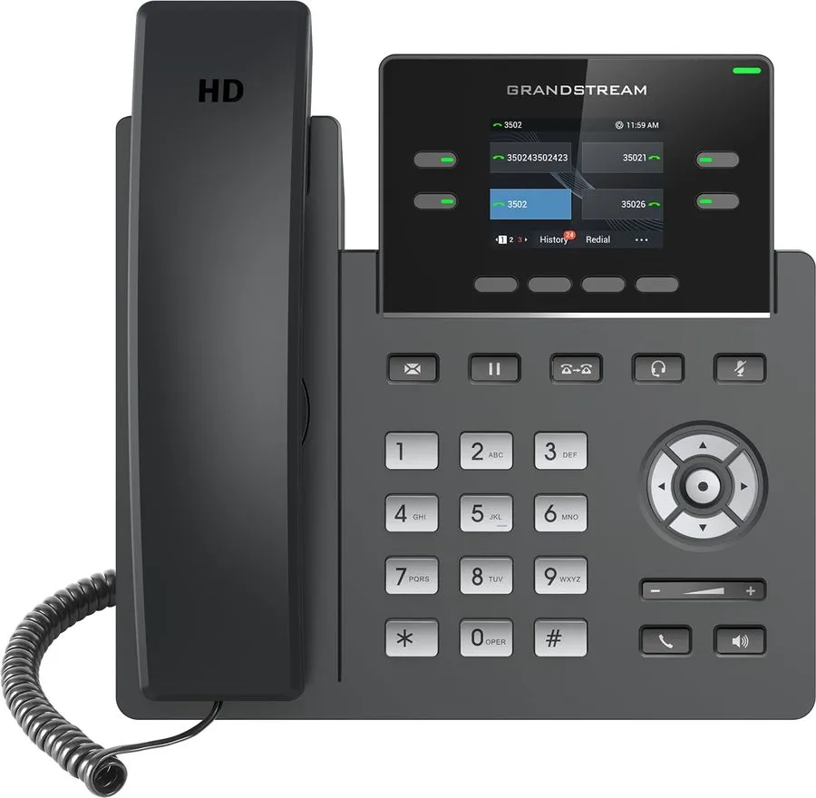 IP-телефон Grandstream GRP2612W IP Phone 4 Line WiFi PoE Color Display T7-A4