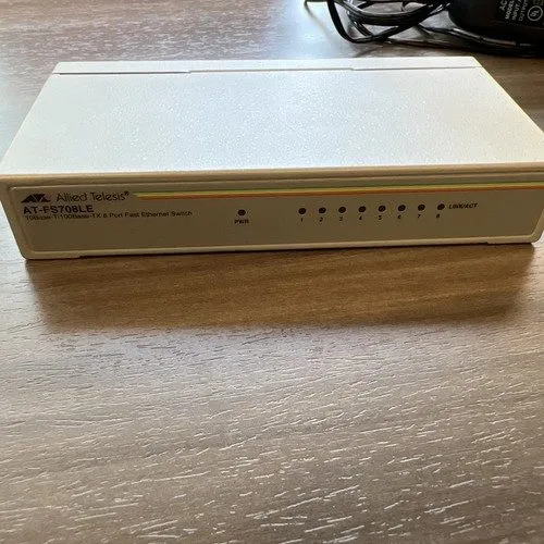Коммутатор Allied Telesis AT-FS708LE-10 8 Port Ethernet Switch — фото лота 1