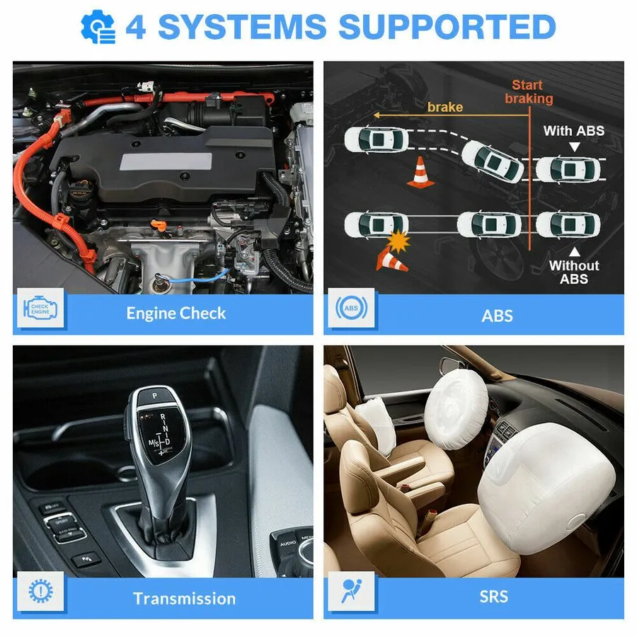 Диагностический сканер LAUNCH CRP123 Advanced OBD2 Scanner, 8 Reset Scan Tool Li — фото лота 1