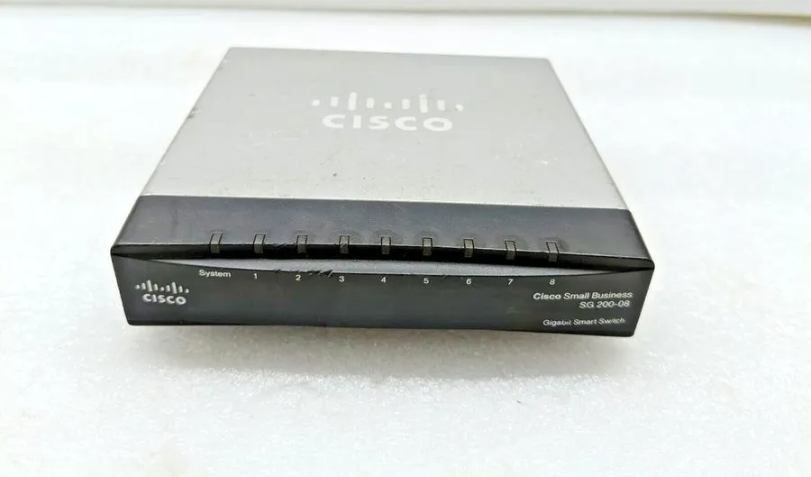 Коммутатор Cisco Small Business 8 Port Gigabit Smart Switch SG200-08