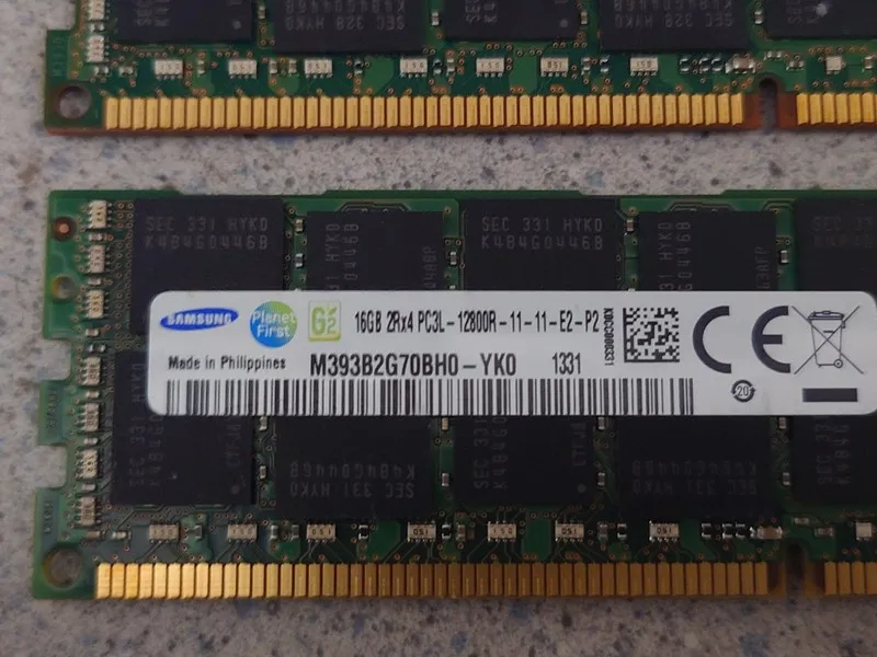 Модуль памяти 16GB 2RX4 PC3L-12800R-11-11-E2-P2 Samsung