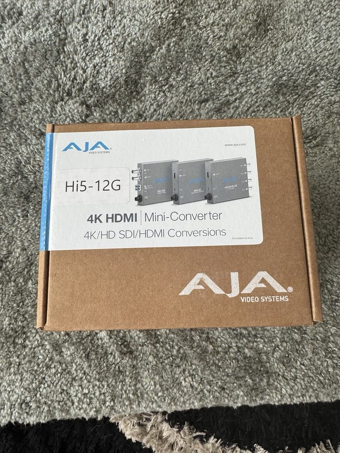 Видеооборудование AJA HI5-12G Converter 12G-SDI to 4K HDMI 2.0 — фото лота 1