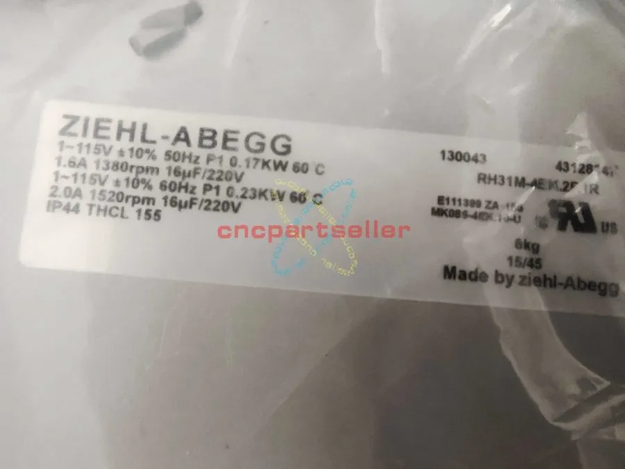 Вентилятор Centrifugal Fan RH31M-4EK.2F.1R