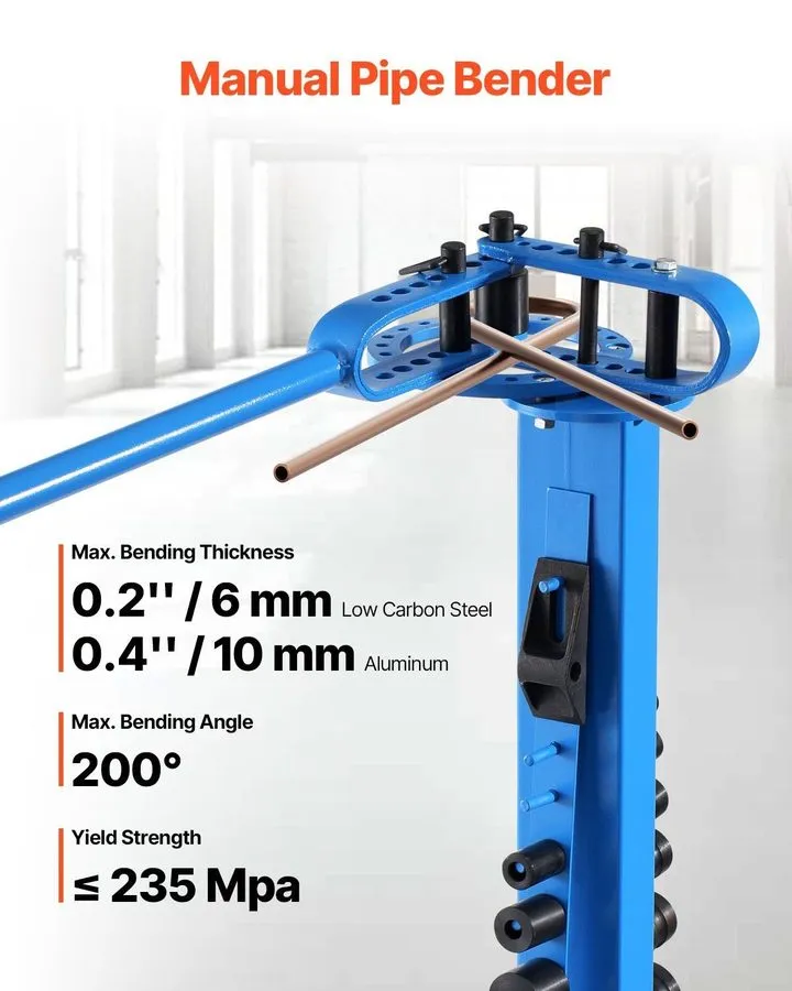 Режущий инструмент Heavy-Duty 200-Degree Manual Pipe Bender with Complete Die Se — фото лота 1