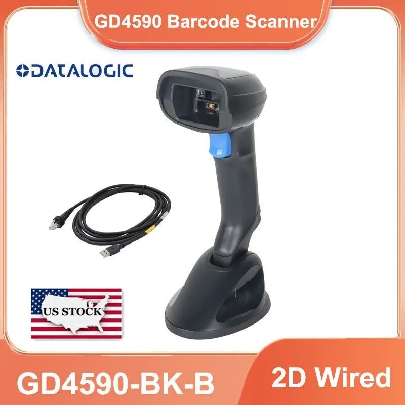 Сканер штрих-кода Datalogic 1D 2D Gryphon GD4590-BK-B Handheld USB Barcode Scann