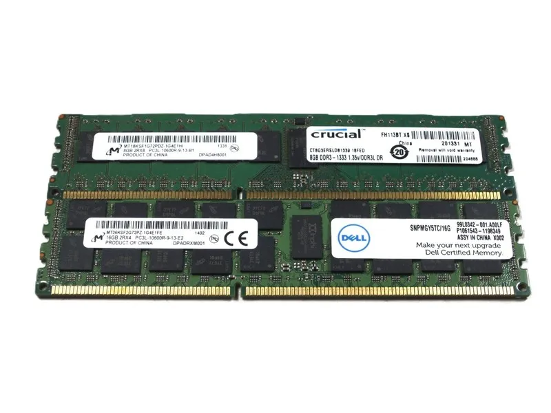 Модуль памяти MICRON 8GB/16GB SERVER RAM MT36KSF2G72PZ/ MT18KSF1G72PDZ GB