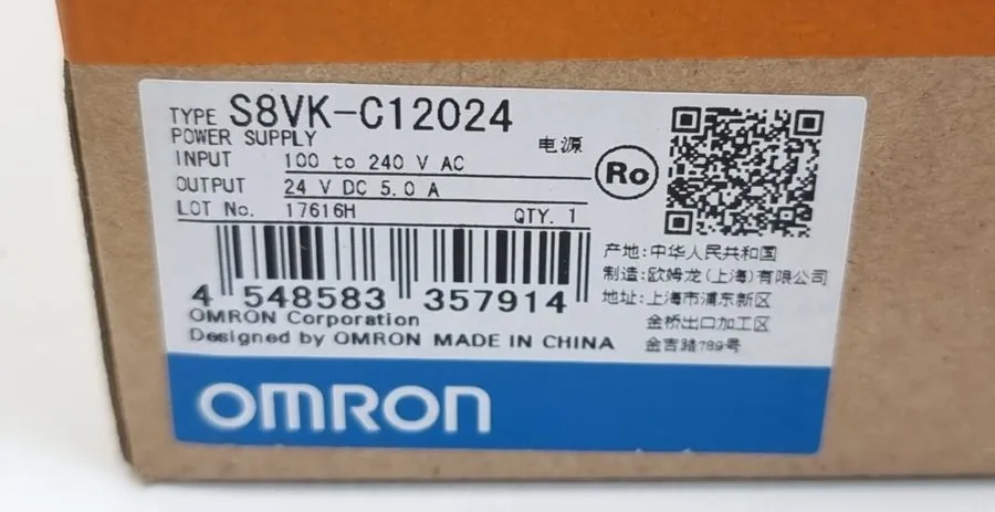 Блок питания OMRON S8VK-C12024 Din Rail Power Supply S8VK-C12024/ED2 120W 24VDC