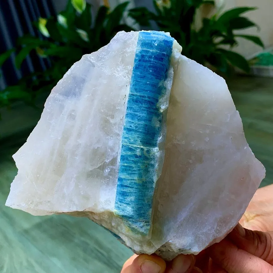 Лабораторный прибор 1.83LB Rare!Natural beautiful Prism shaped Aquamarine Raw Cr