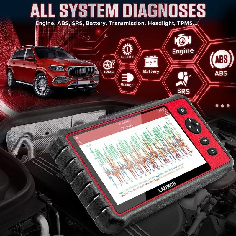 Диагностический сканер 2026 LAUNCH X431 CRP909E Car OBD2 Scanner Auto Diagnostic