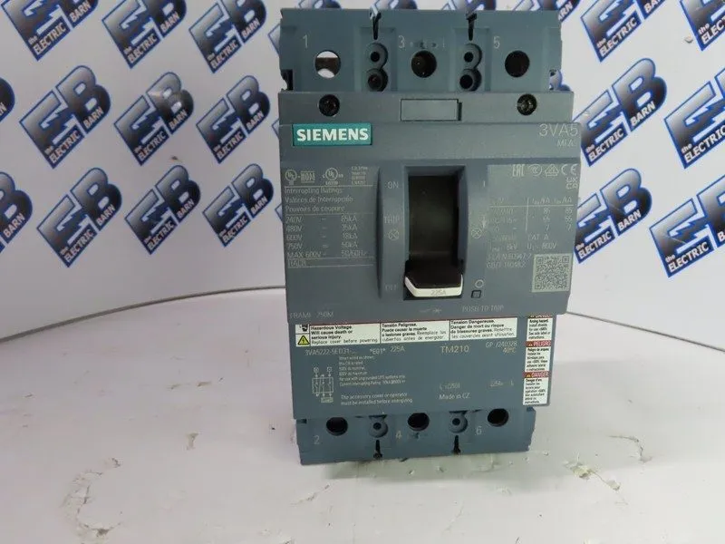 Автоматический выключатель Siemens 3VA5222-5ED31-0AA0 Circuit Breaker 225 Amp 60