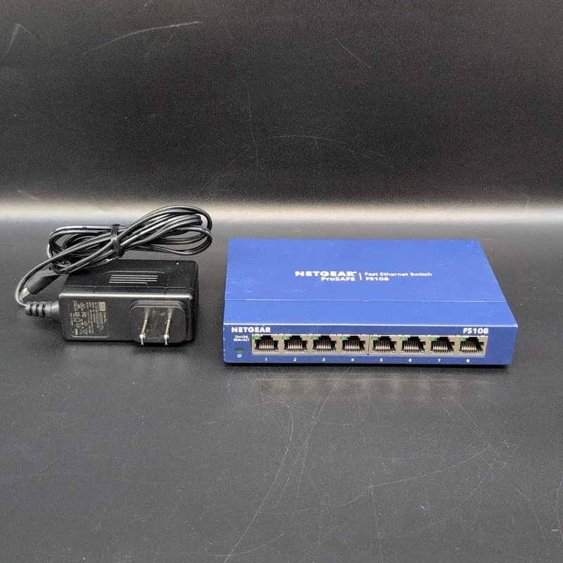 Коммутатор Netgear Prosafe 8-PORT Fast Ethernet Switch Desktop Switch FS108