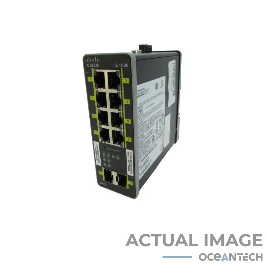 Коммутатор Cisco IE-1000-8P2S-LM Industrial Ethernet Switch 10 Port SFP POE+