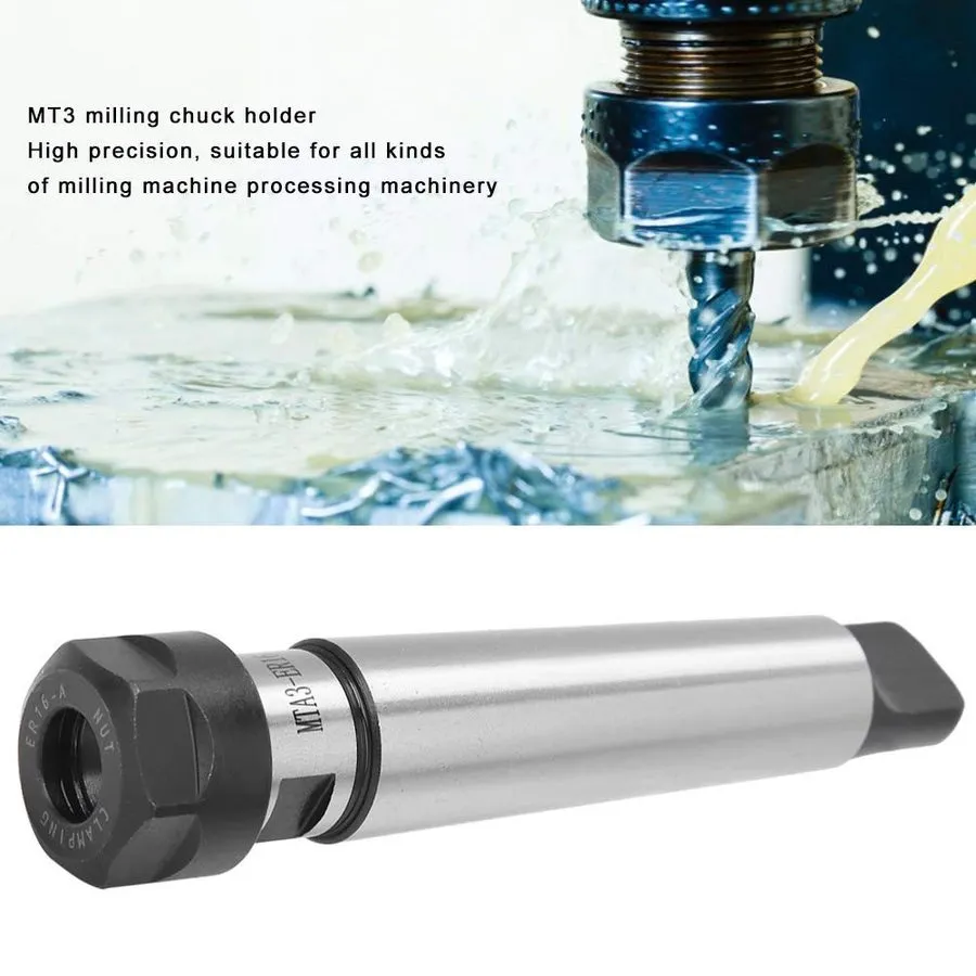 Режущий инструмент MT3 Morse Taper Collet Chuck Holder Carbon Steel CNC Milling  — фото лота 2