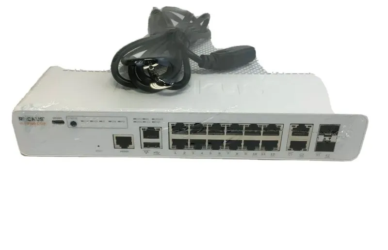 Коммутатор Ruckus Brocade ICX 7150 12-Port Compact PoE+ Switch (ICX7150-C12P-2X1
