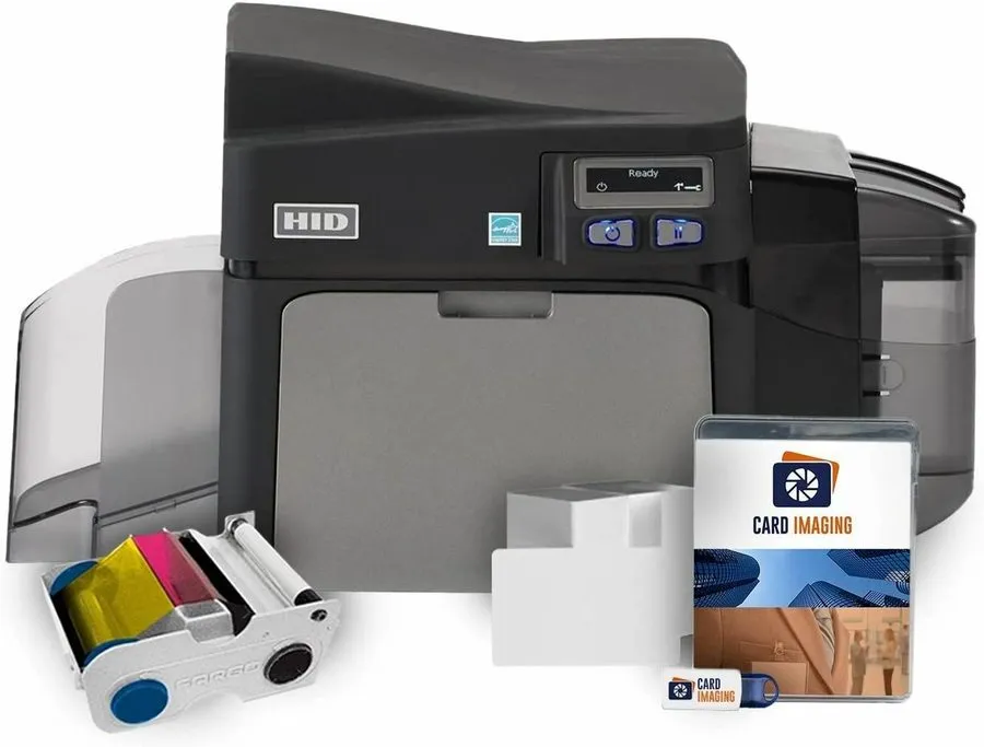Принтер этикеток HID Fargo DTC4250e ID Card Printer & Encoder Fair Condition