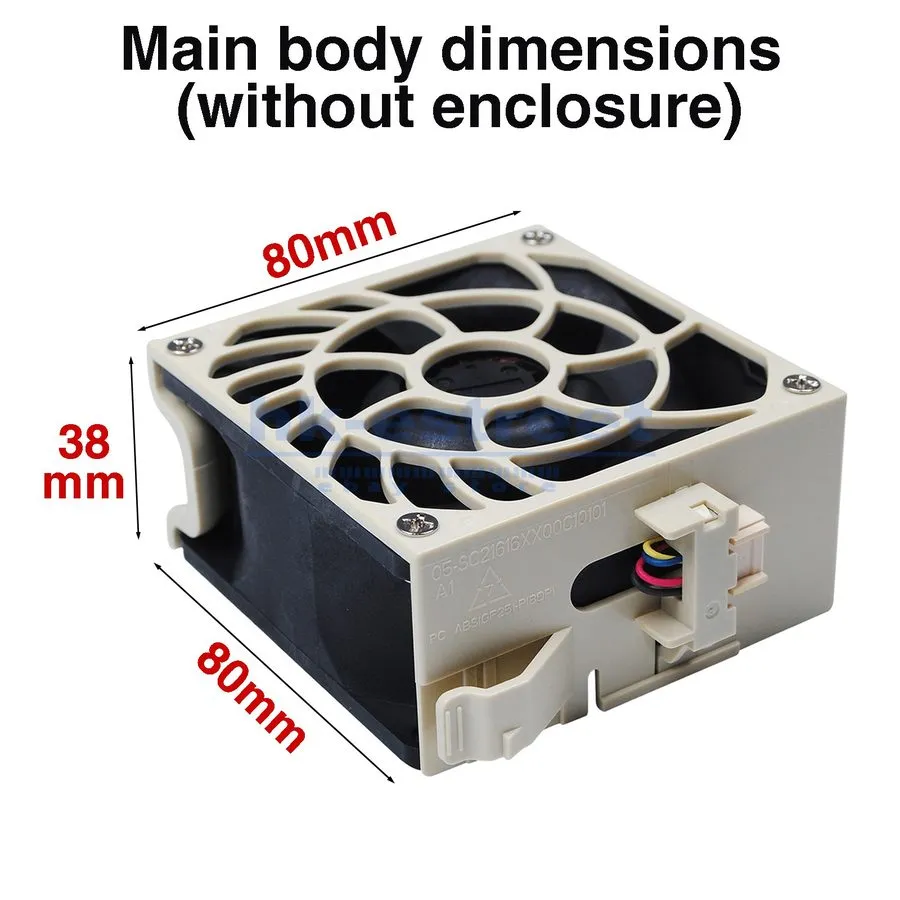 Вентилятор Supermicro FAN-0118L4 80x80x38mm 4-Pin Hot-Swap PWM Fan