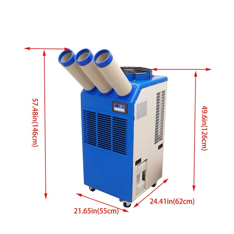 Кондиционер 3-Column Industrial Air Conditioner Portable Spot Cooler 220V Coolin — фото лота 1