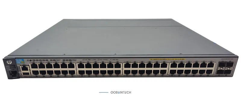 Коммутатор HP E3800 48G-4SFP+ J9574A 48 Port Ethernet POE+ Switch
