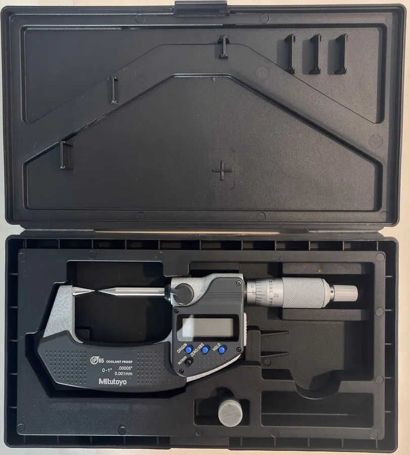 Микрометр Mitutoyo 342-361-30 0-1" / 0-25.4mm 30 Degree Digital Point Micrometer