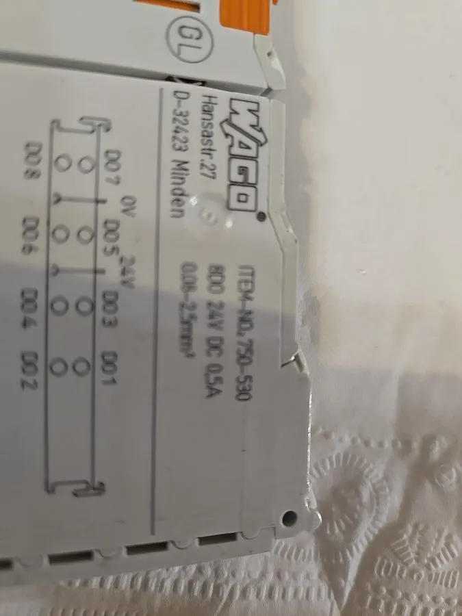 Модуль ввода-вывода WAGO 8-Channel Output Module 24VDC 750-530 — фото лота 2