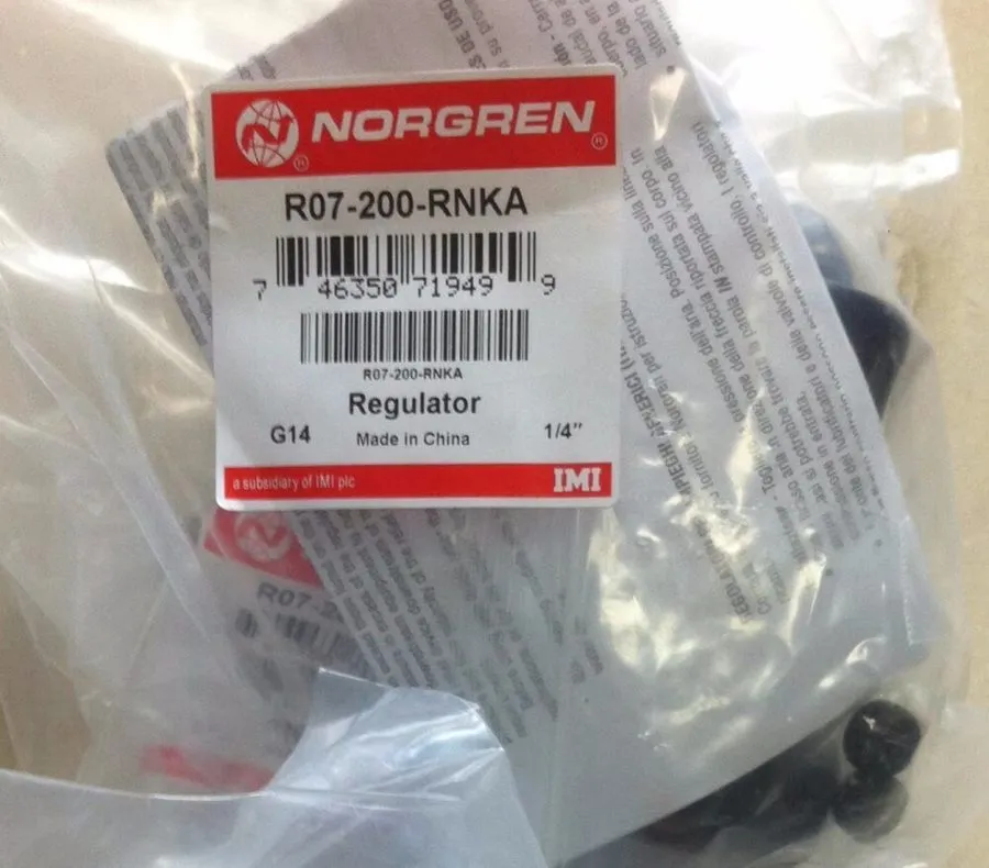 Регулятор давления 1PC Norgren R07-200-RNKA Pneumatic Controlle Free delivery