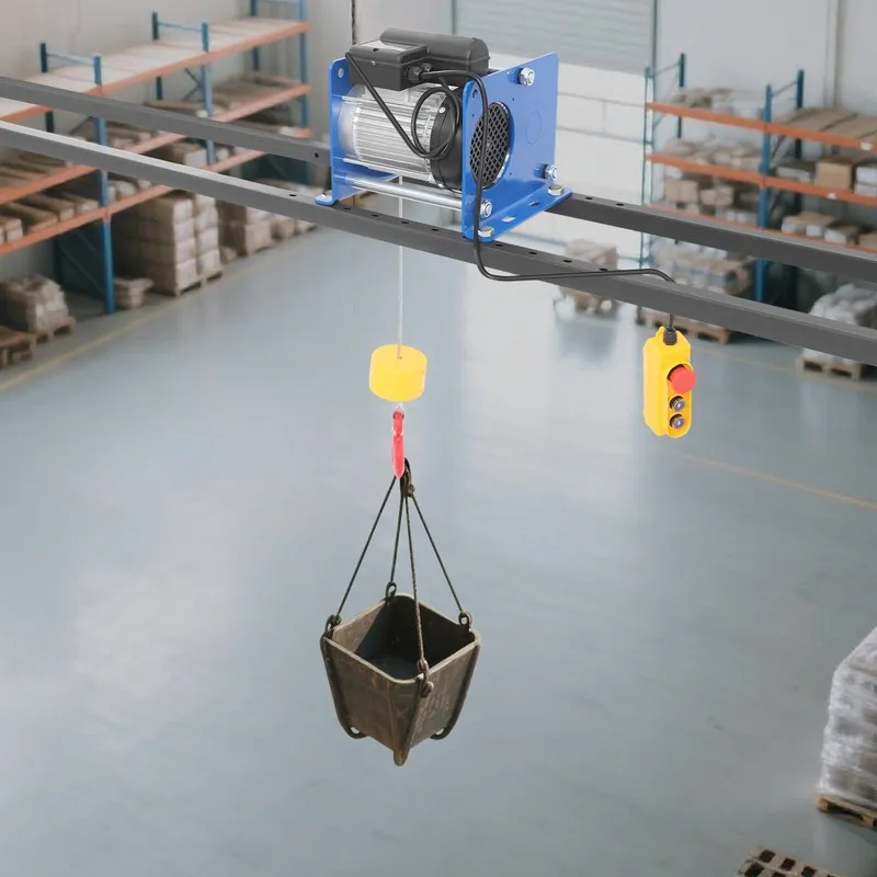 Таль Electric Hoist Winch Wired Electric Lifting Hoist & Remote Control 400kg/88