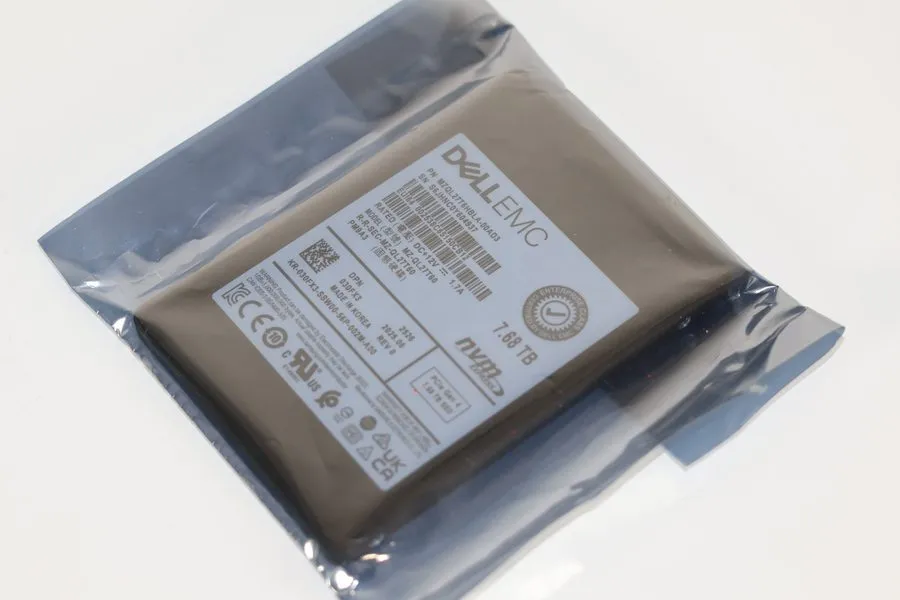 SSD-накопитель Samsung PM9A3 7.68TB SSD U.2 PCIE Gen 4 NVME MZQL27T6HBLA 95%+Hea