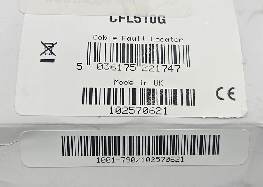 Искатель повреждений кабеля Megger Cfl510g Cable Fault Locater, 0-15, 000