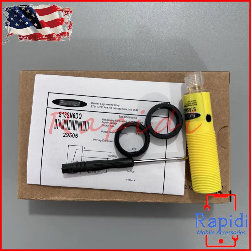 Фотоэлектрический датчик BANNER S18SN6DQ Photoelectric Switch Sensor