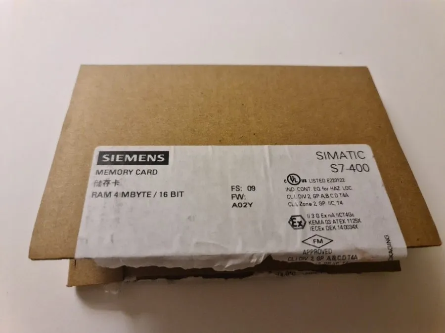 ПЛК Siemens 6ES7952-1AM00-0AA0 SIMATIC S7 MC952 Memory Card — фото лота 2