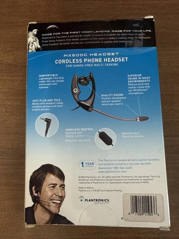 IP-телефон Plantronics MX500C Premium Cordless Phone Headset Microphone